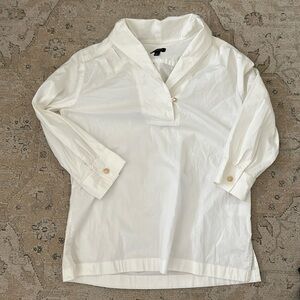 Talbots white blouse.